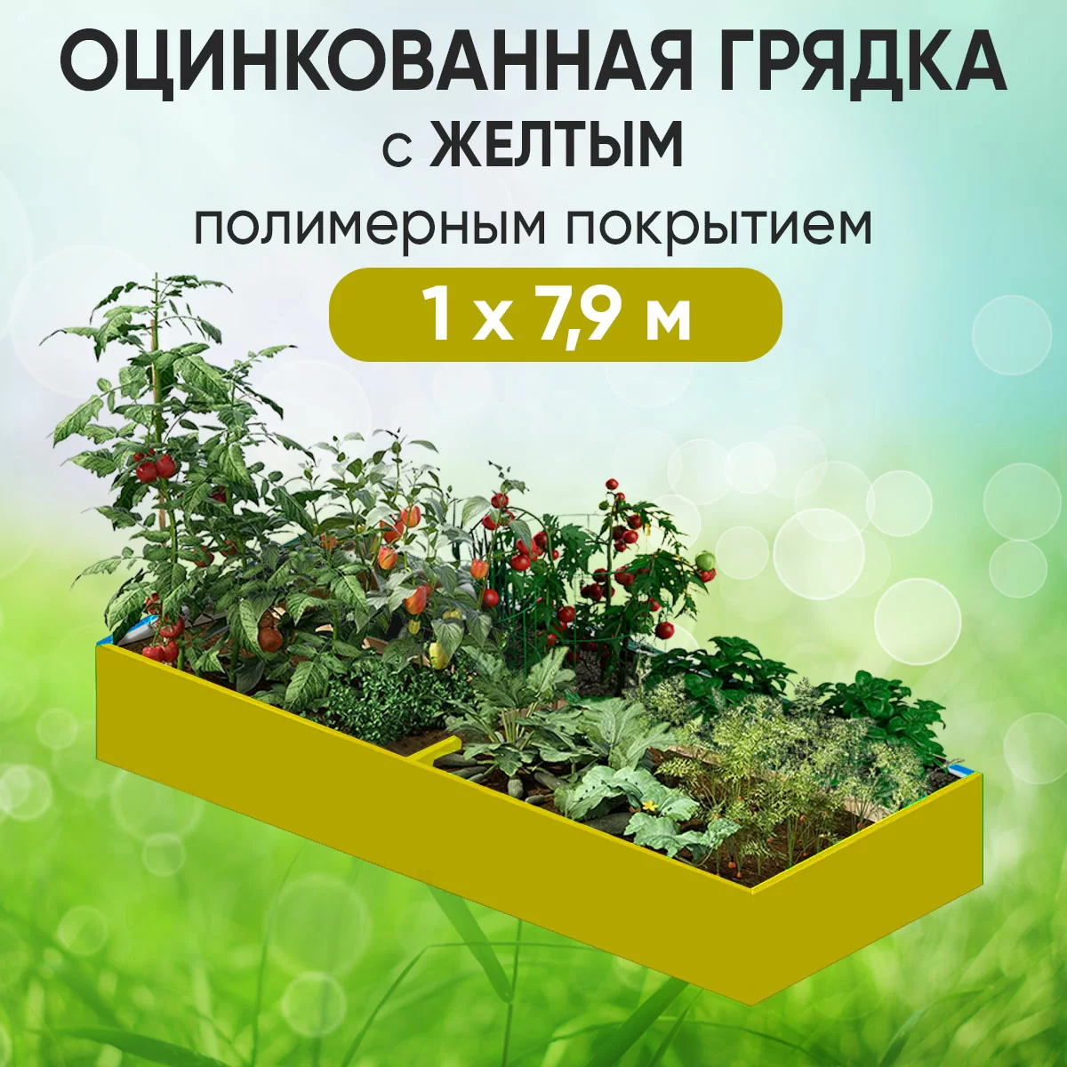 Грядка желтая (1 х 7,9)