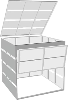 Компостер оцинкованный